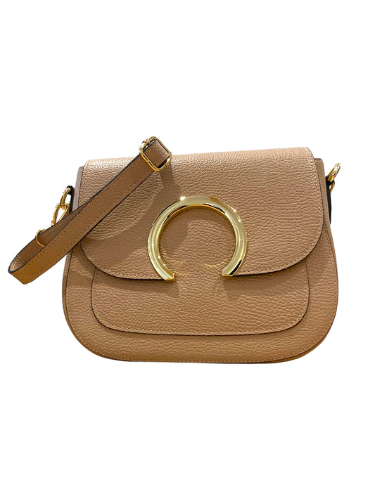 Bolso de piel Nude